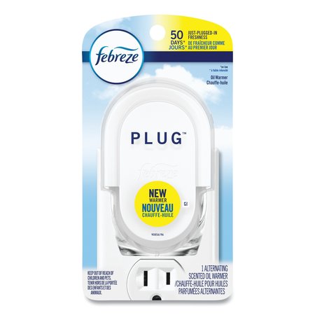 Febreze PLUG Air Freshener Warmer, 2.5" x 3" x 4", Off White 76985EA